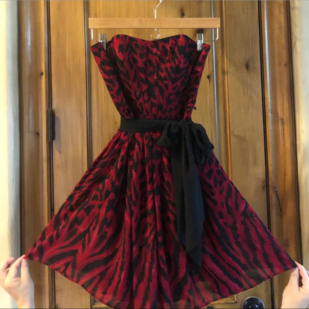 White House Black Market Cheetah Print Dress
